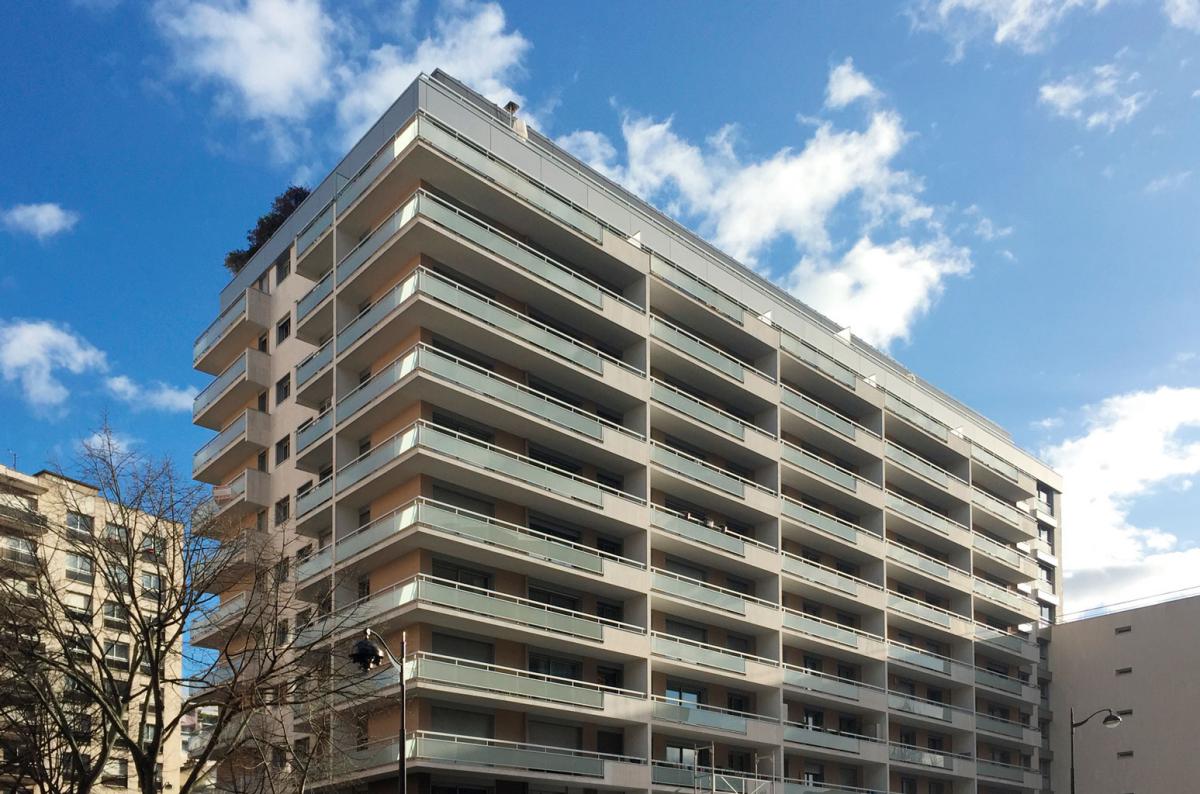 Copropriété Vouillé-Brancion rénovation des facades sur rue Brançion